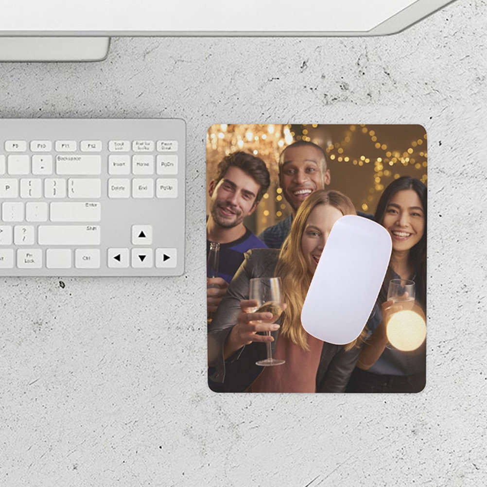 Mouse Pad Blank Sublimation - 4枚セット昇華型マウスパッドブランク、ゴム製滑り止め、大型DIYカスタマイズ可能、熱転写ブランク、ノートパソコン、コンピューターゲーミングデスク用