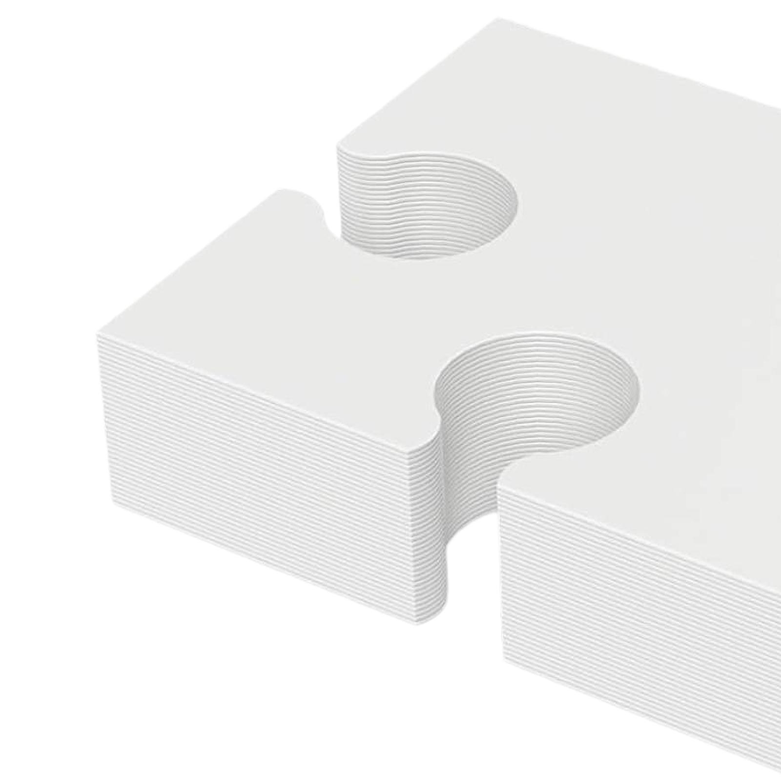 白い空白の描画パズル、段ボール製のカスタムアートジグソーセッ - Puzzle Blank White のレビューと価格